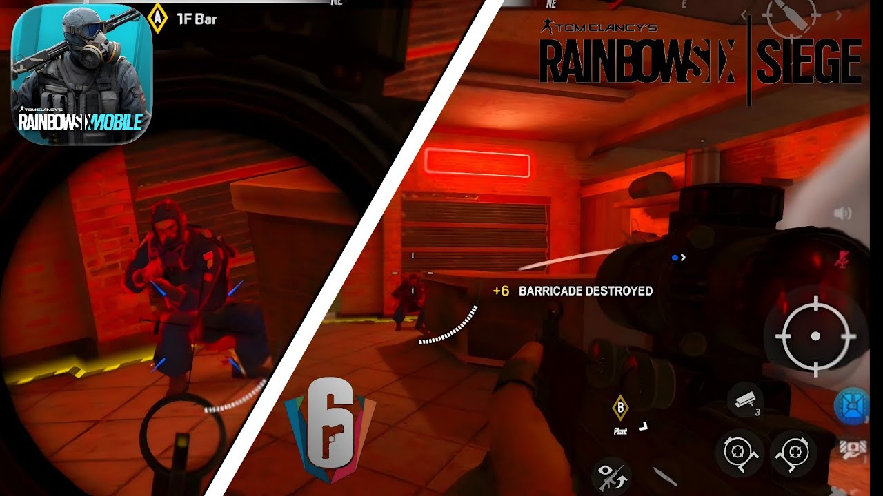 Rainbow six mobile official lunch gameplay ||Best mobile game official lunch in India🇮🇳🫡#rainbowsix 