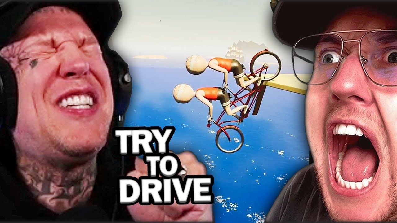 Monte & Zarbex fahren FAHRRAD! 😂 dieses Spiel BRICHT UNS.. 😤 | Try to Drive Uncut