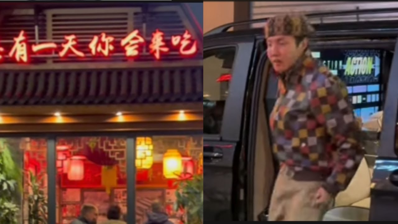 Новости bts сегодня! Джей-Хоуп из BTS наслаждается ужином и приветствует фанатов в Париже