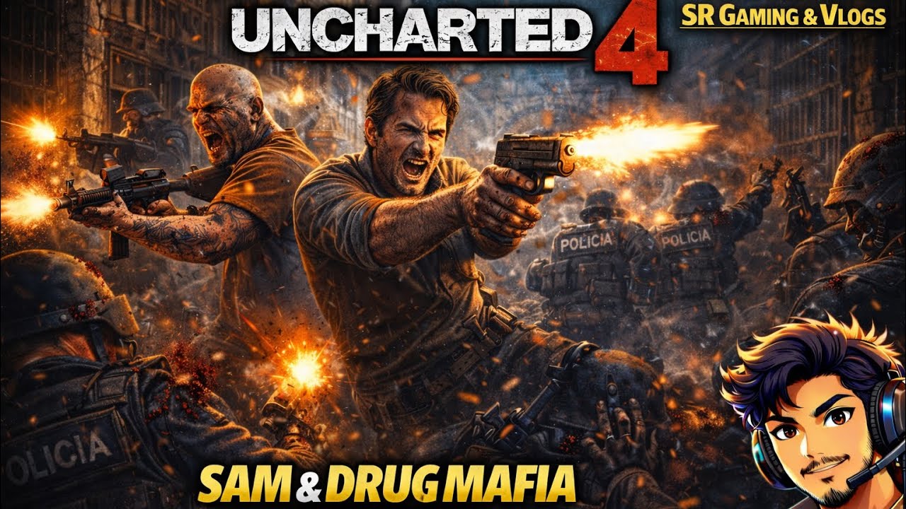 SAM DRAKE IS BACK! 😱 Jail Break with Drug Mafia | Uncharted 4 PS5 [4K Graphics ]