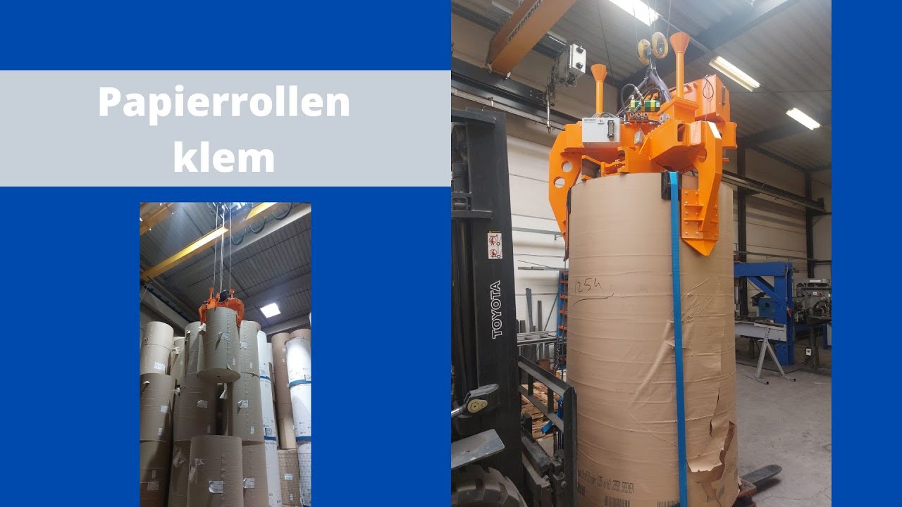 Papierrollen-klem voor de papierindustrie