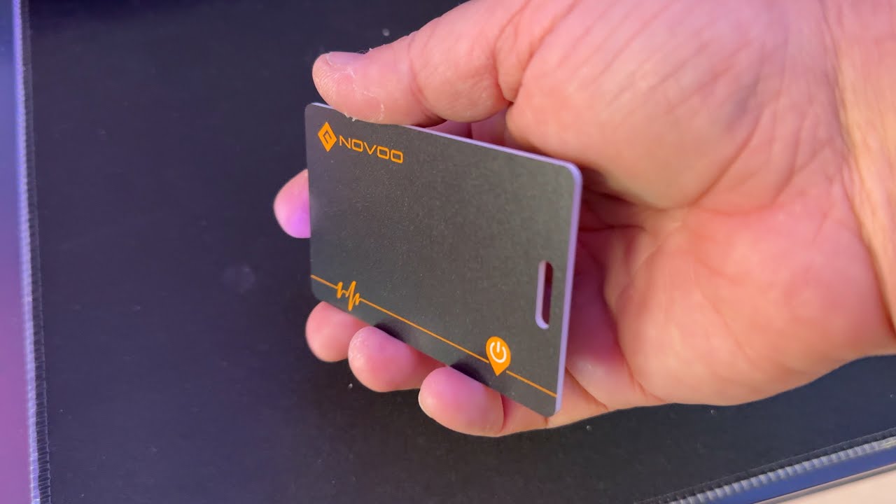Карта-трекер для кошелька NOVOO, ультратонкая карта отслеживания Apple Find My с Bluetooth, перез...