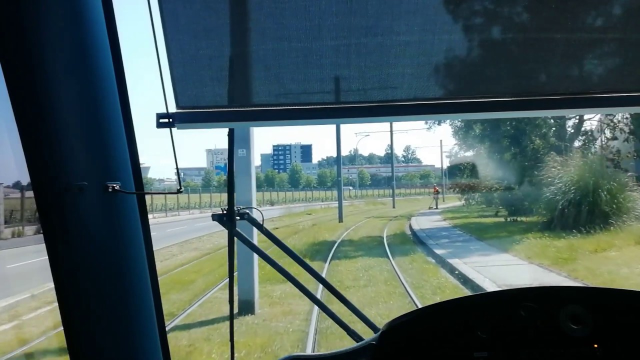 [Tram Cab Ride] Ligne B du tramway de Bordeaux / France Alouette ➡ Berges de la Garonne