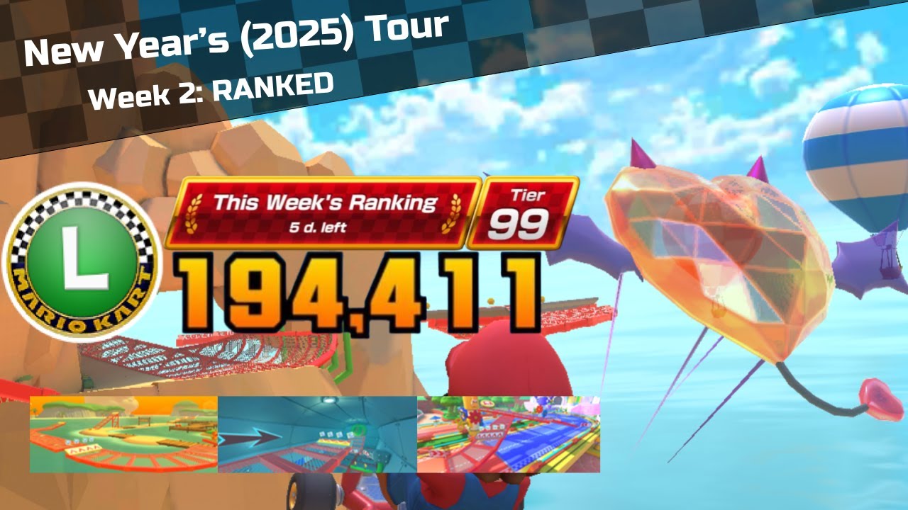 Mario Kart Tour | New Year's (2025) Tour: Week 2 Ranked Cup