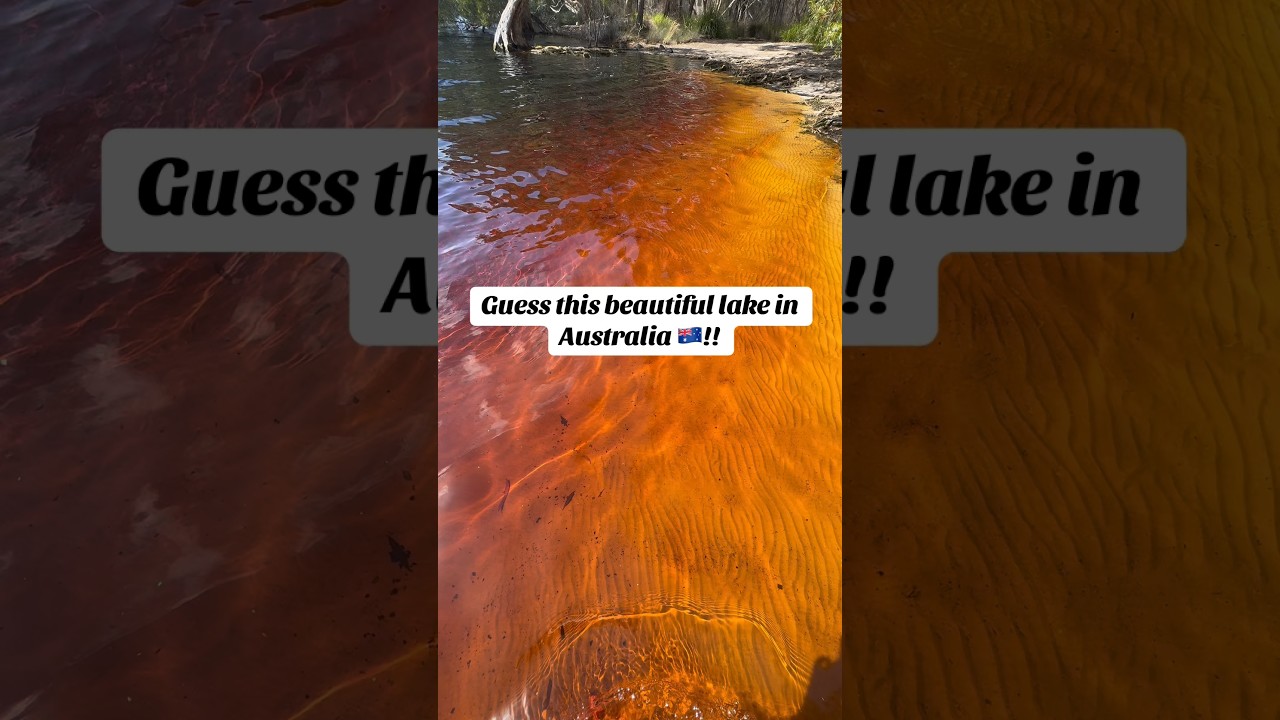 Hidden Lake in Australian Island 🏝️