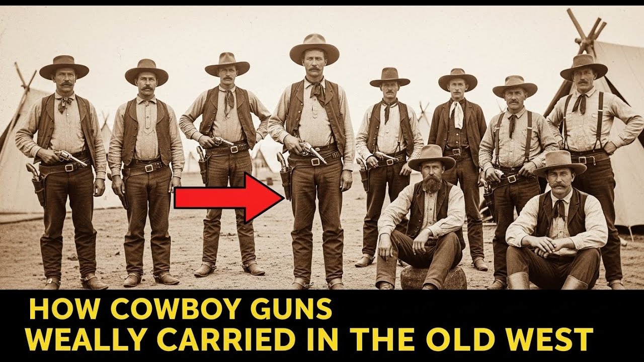 How Cowboys REALLY Carried Their Guns in the Old West | The Truth Hollywood Never Showed