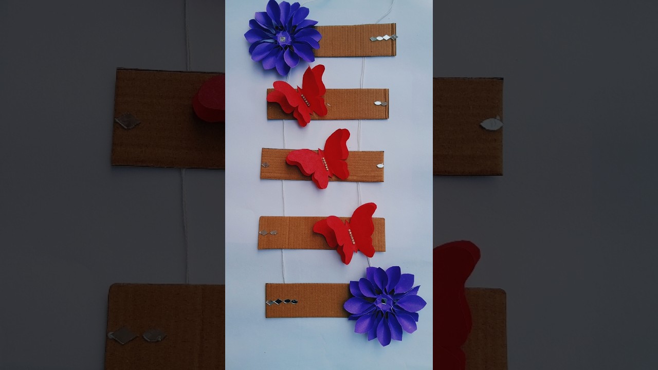 💐Beautiful flowers and Batterfly craft ideas 💡 
