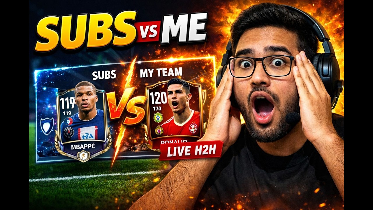 Challenge Video 🔥 | Playing with Subscribers H2H Matches | FC Mobile Live 🔴 | Road to 4K SUBS!