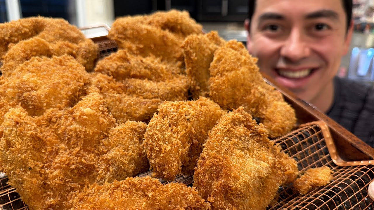 Cooking Chicken Katsu For My Family