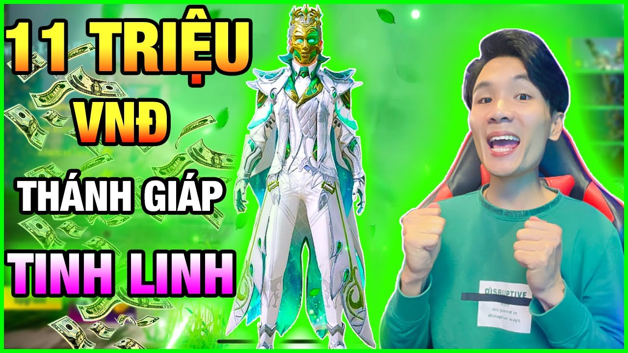 ĐẬP VÒNG QUAY VỚI 11 TRIỆU | NÂNG CẤP THÁNH GIÁP TINH LINH [PUBG Mobile]