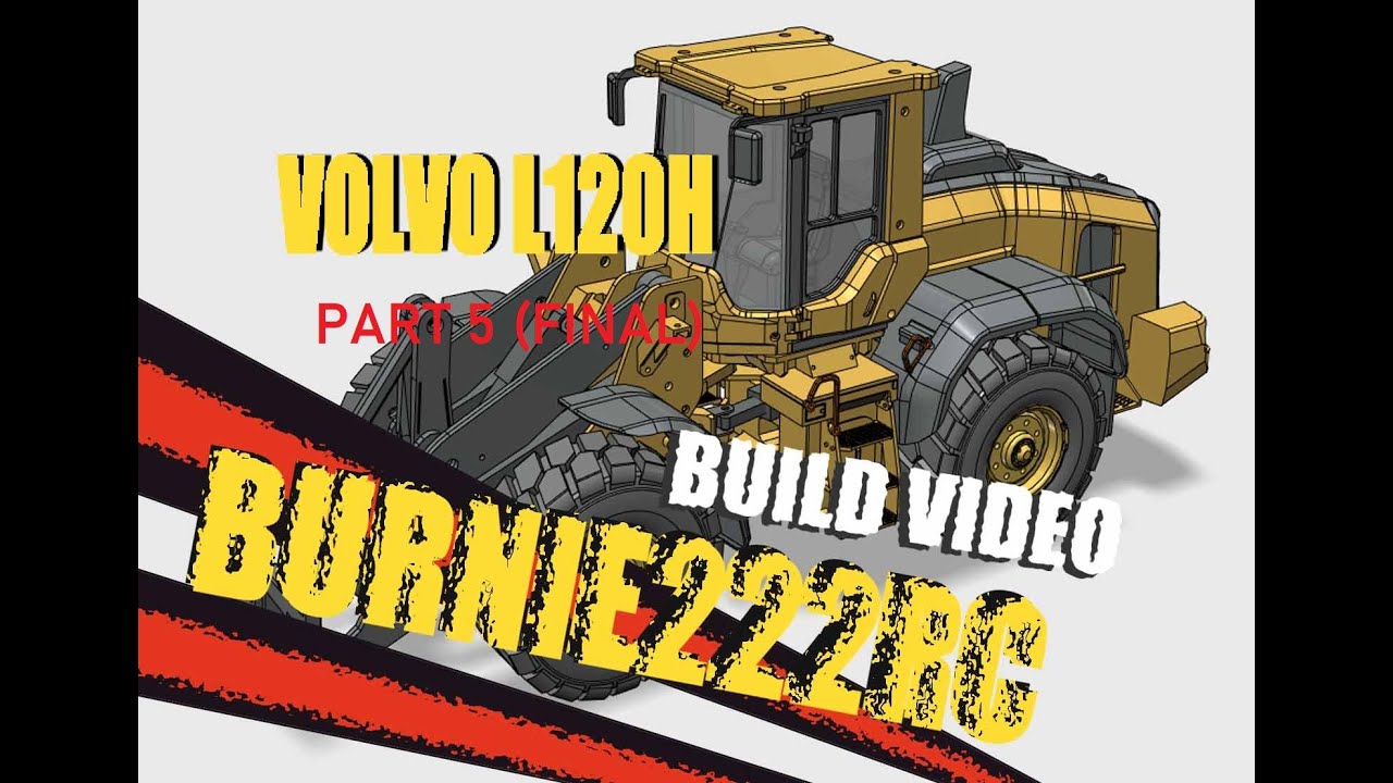 Making a 3D Printed RC LOADER - VOLVO L120H - PART 5 Electronics