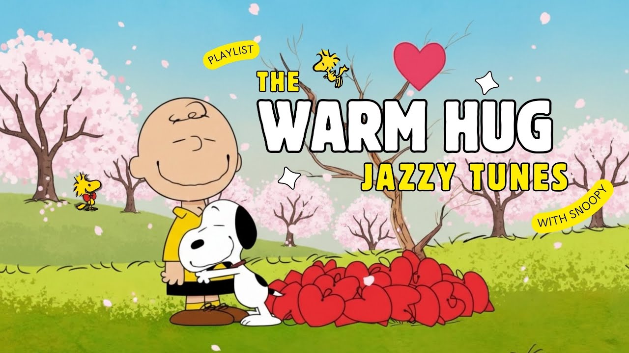 [𝐩𝐥𝐚𝐲𝐥𝐢𝐬𝐭] Lovely Warm Hug Jazz with Snoopy 💖 Relaxing Jazz for Valentine Day
