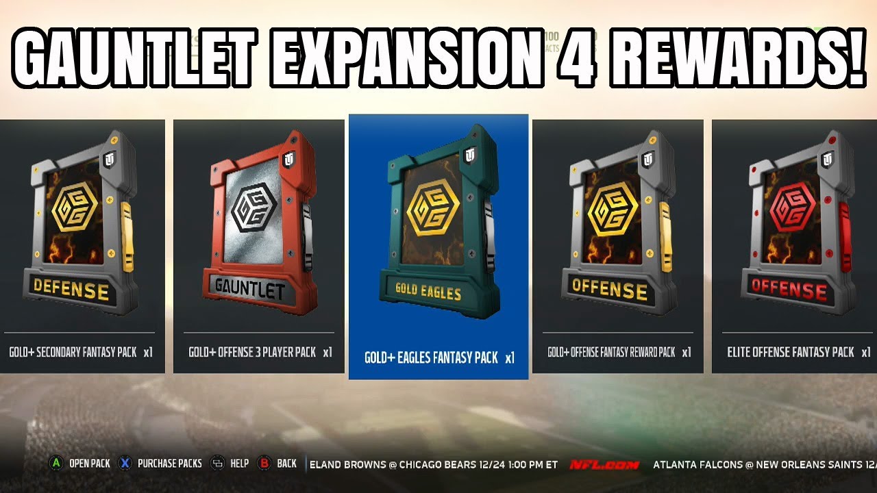 OMG 90 OVERALL PULL! ALL GAUNTLET EXPANSION 4 REWARDS! | MADDEN 18 ULTIMATE TEAM