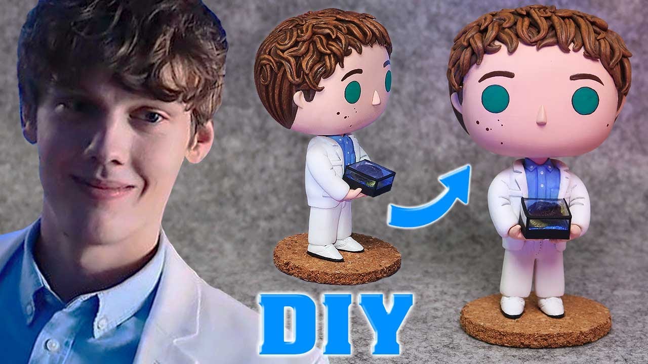 🤍100% DIY: Crea tu propia Funko Pop de Tyler Galpin en la serie Wednesday / Miércoles / Merlina