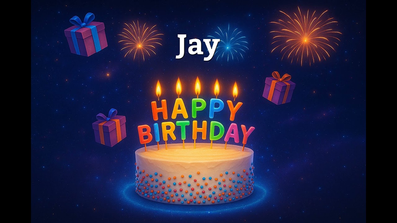 Happy Birthday Jay 🎂 | Personalized Birthday Song with Name | Custom Birthday Video