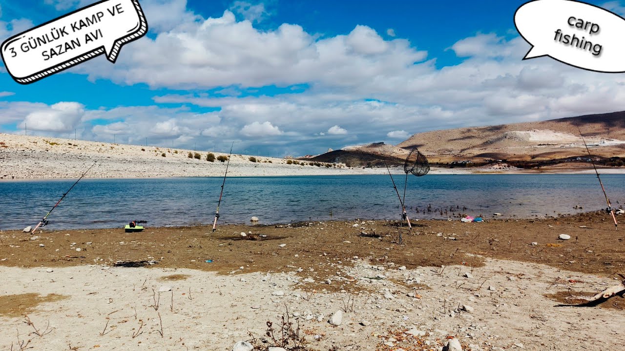 HEYECAN DOLU 3 GÜNLÜK KAMP VE SAZAN AVI. #fishing #sazan #carpfishing 