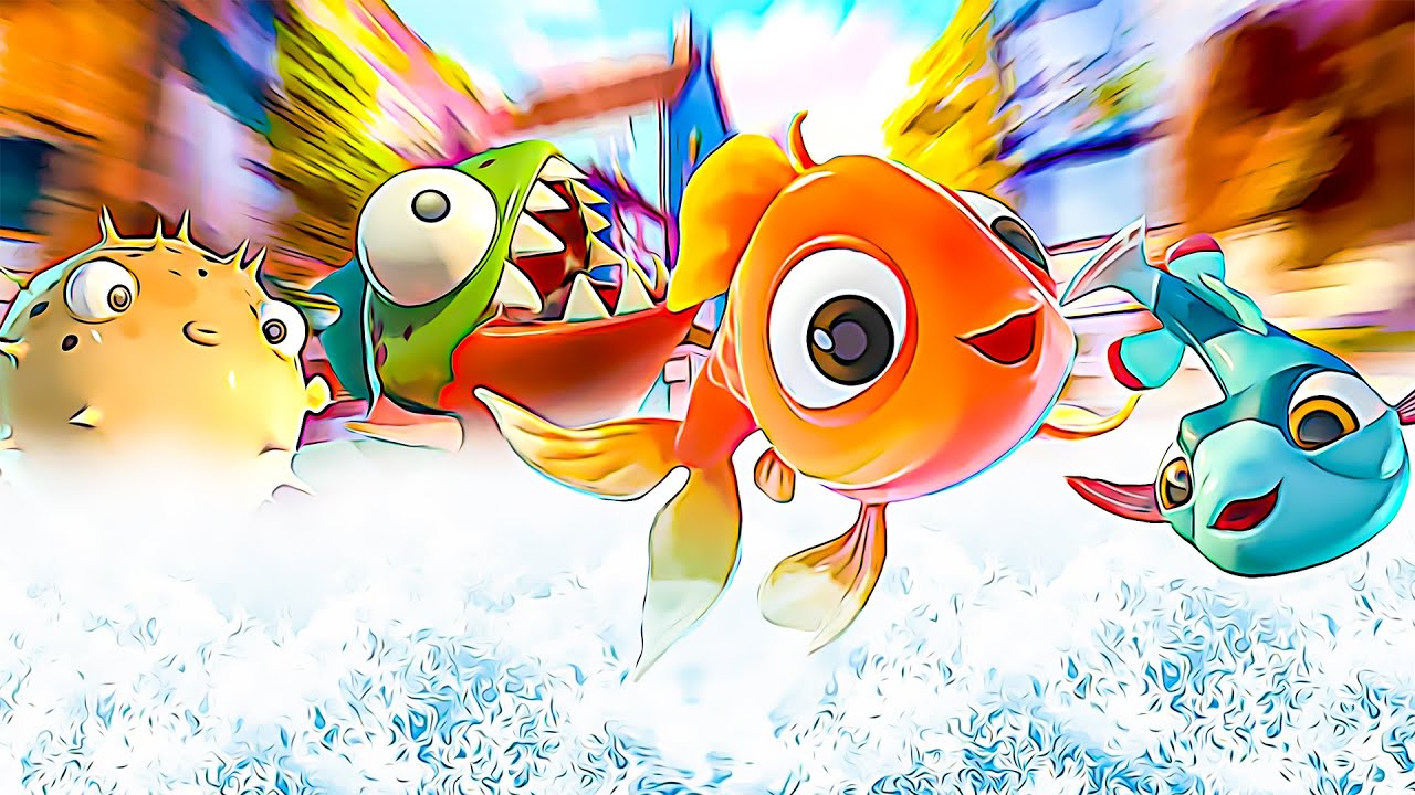 THE FISH FLOODED THE CITY TO ESCAPE IN I AM FISH?!