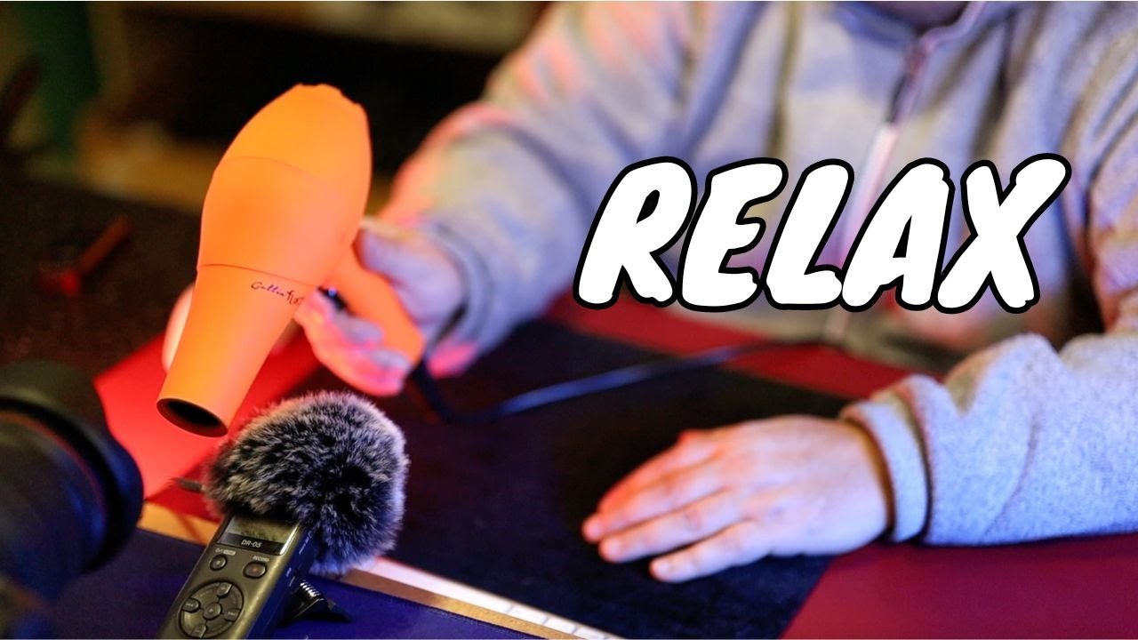🧡 Расслабляющий звук фена: белый шум для сладких снов 🌬️