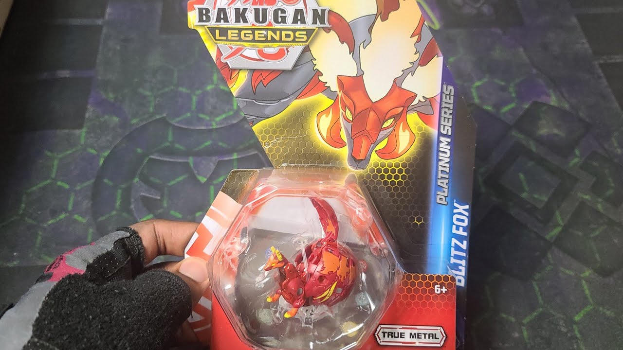BAD4SS FIREFOX! NEW BAKUGAN LEGENDS PLATINUM SERIES PYRUS BLITZ FOX UNBOXING!
