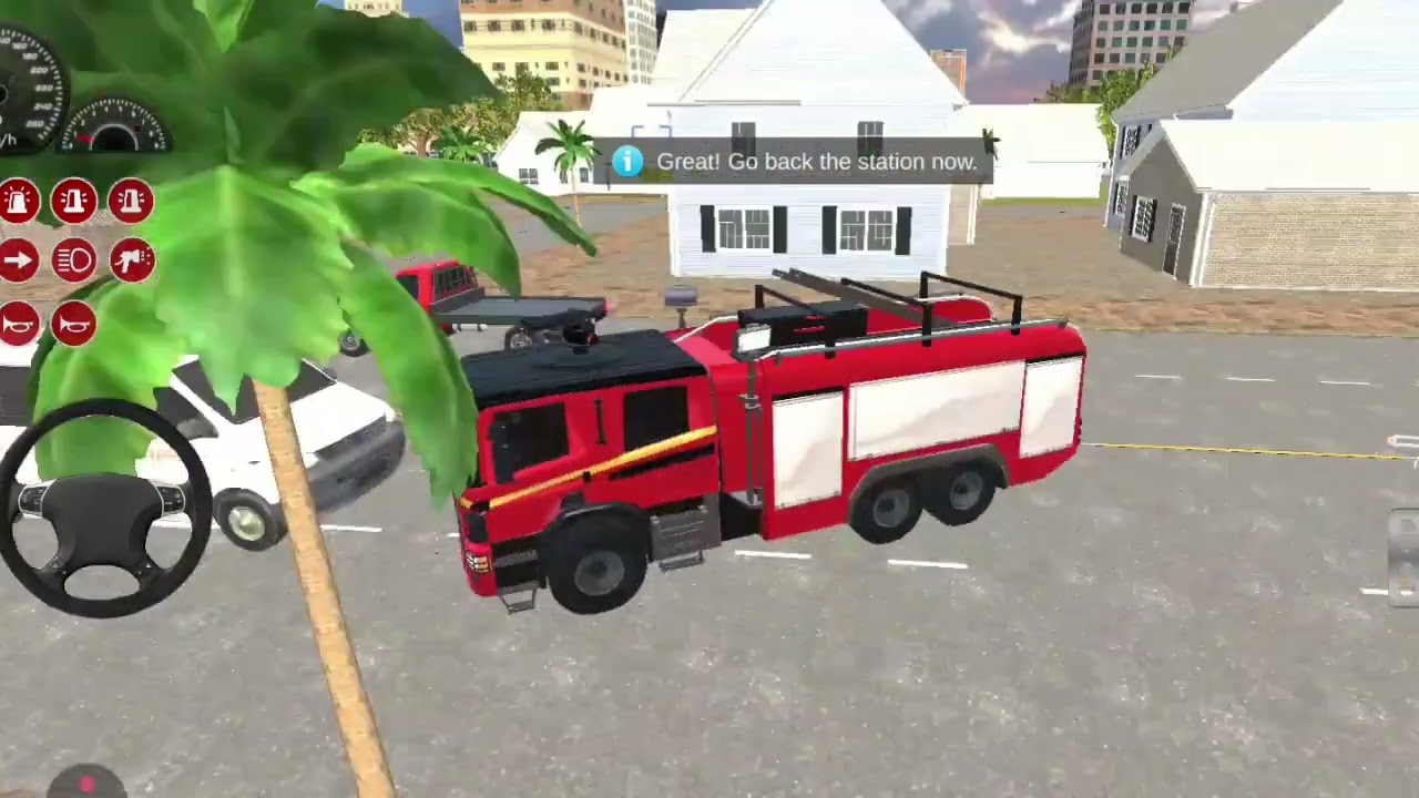 🔥 Fire Truck Simulator 3D – Hero Rescue Mission Game 🚒