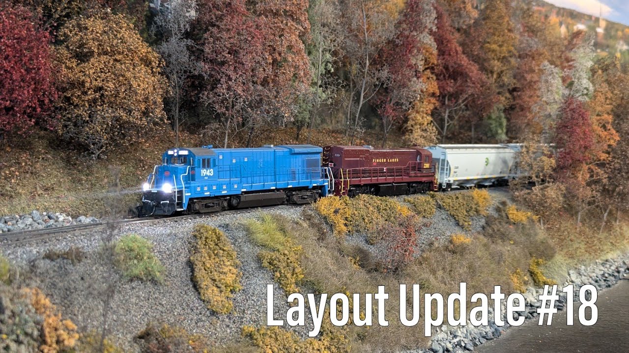 The Best Scenery I've Ever Done | Finger Lakes Railway Layout Update #18