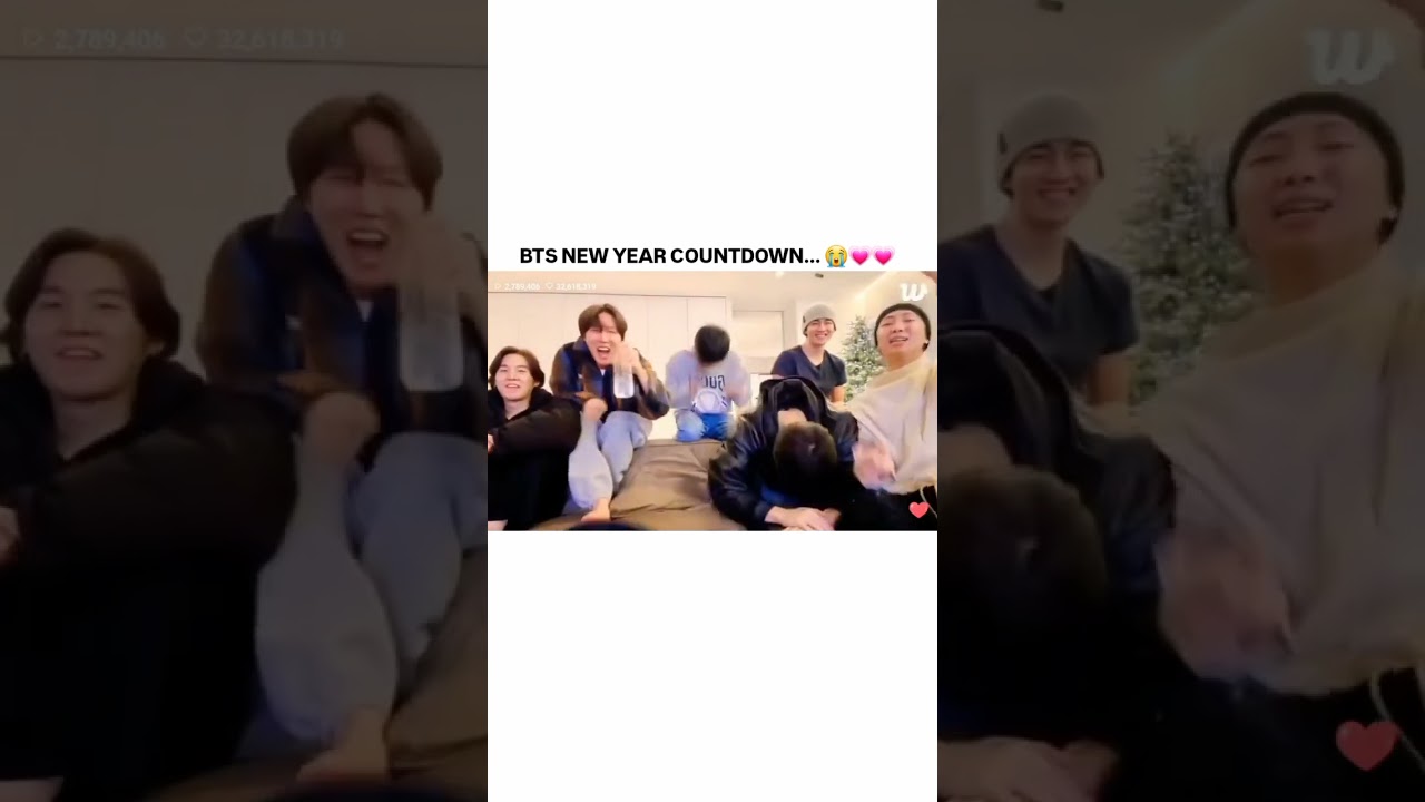 BTS member wishing happy new year 🎊