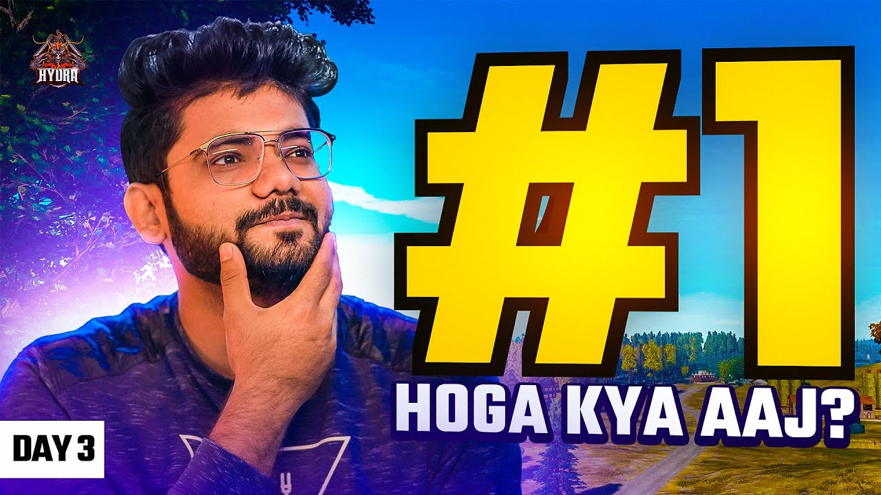 🔴H&yen;DRA | Alpha! - So CLOSE to #1 in HYDRA ELITES! 😍 - DAY 3  || BGMI LIVE! 🤯 #hailhydra