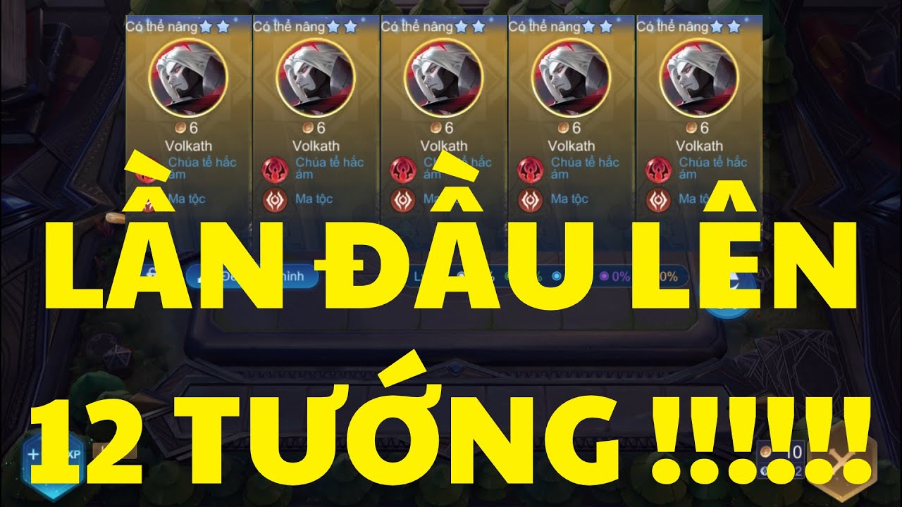 LẦN ĐẦU LÊN 12 TƯỚNG VÀ CÁI KẾT ... | CỜ LIÊN QUÂN SIZ