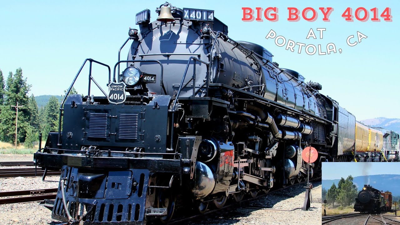Union Pacific Big Boy 4014 Visits the Western Pacific Railroad Museum!