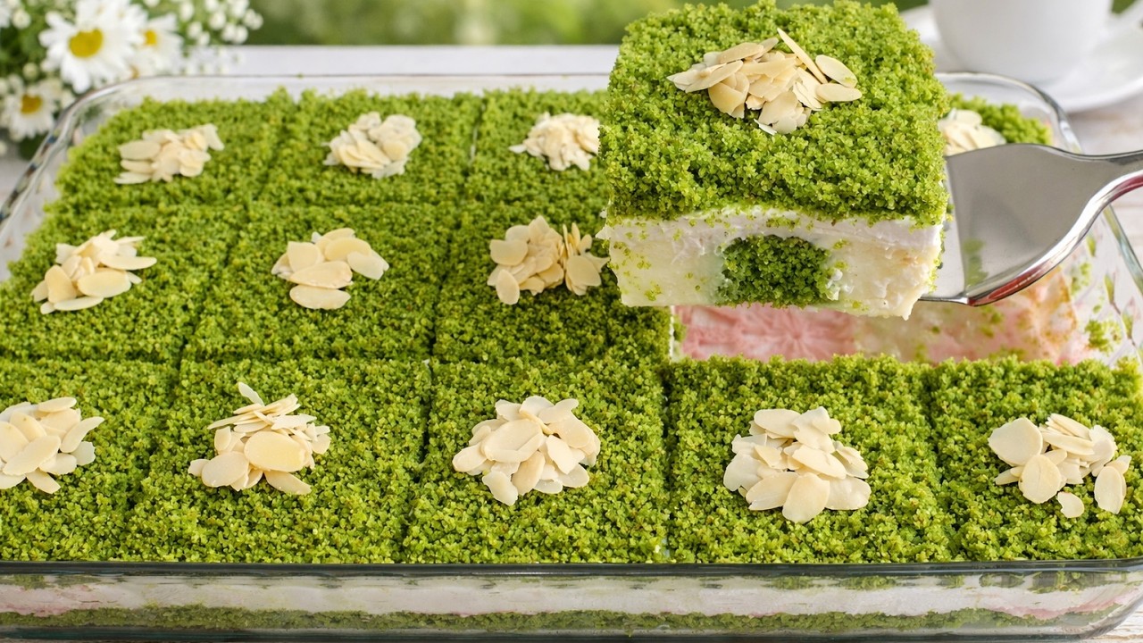 Borcam Pasta En &Ccedil;ok Aranan TariflerdenYeşil Pasta Tarifi