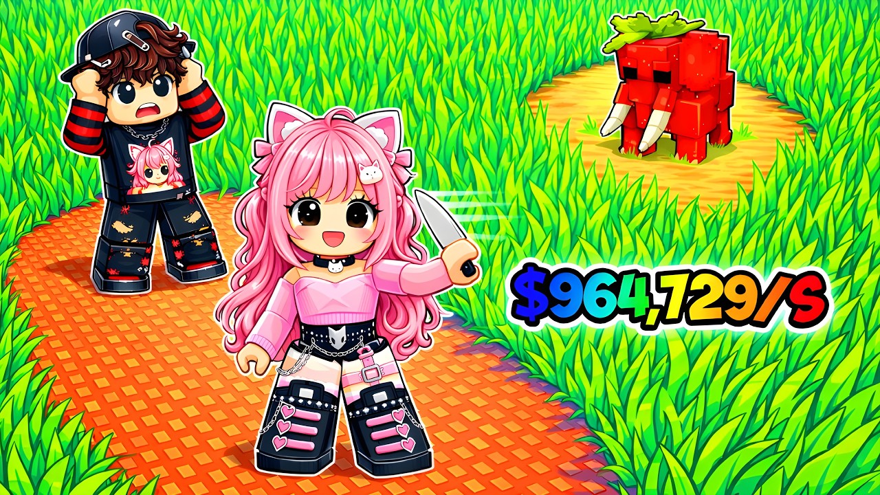TAIE IARBA pentru BRAINROTI in ROBLOX!