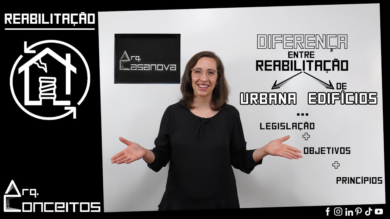 REABILITAÇÃO: o que é, enquadramento legal, diferença entre reabilitação urbana e de edifícios.