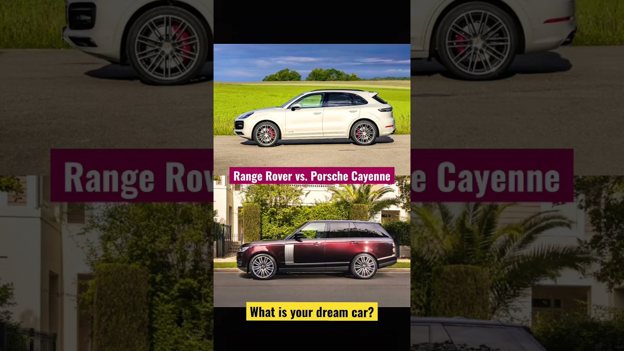 Luxury SUV Showdown: Range Rover vs. Porsche Cayenne Interior