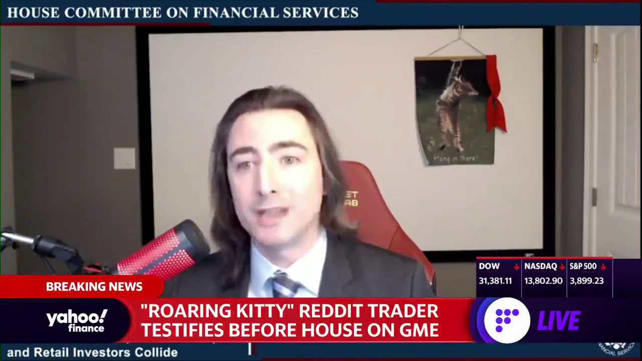 GameStop hearing: Keith Gill aka Roaring Kitty opening statement before Capitol Hill lawmakers