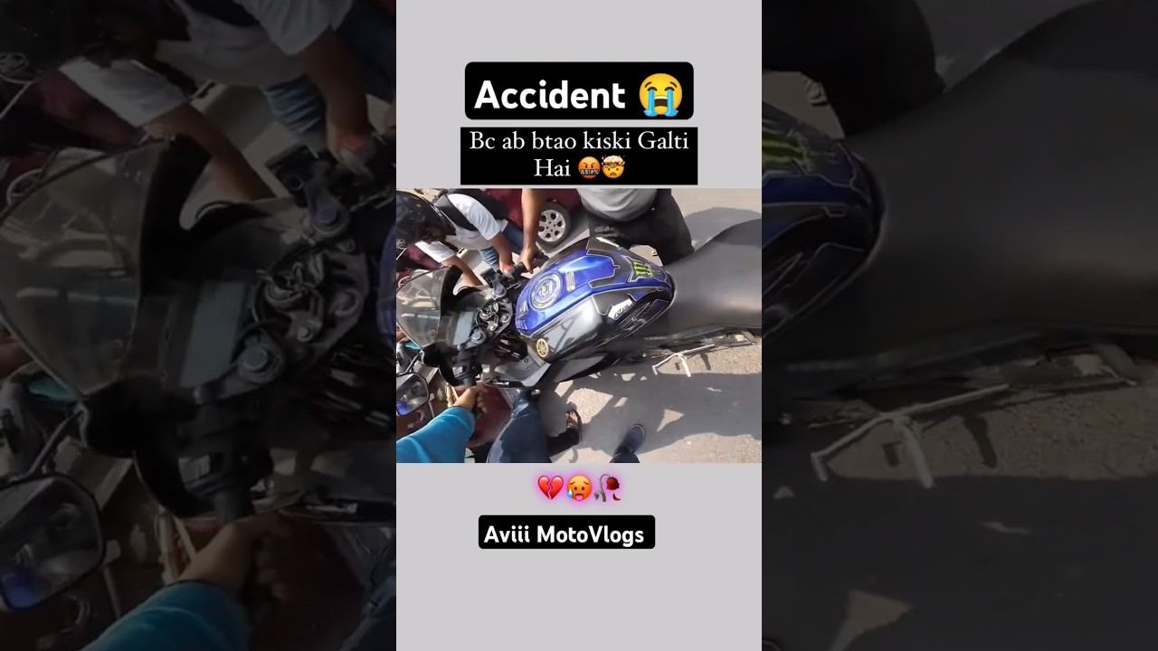 R15 V4 Crash 😭 || R15 Accident || #shorts #shortsfeed #crash #accident #motovlog #r15v4 #automobile