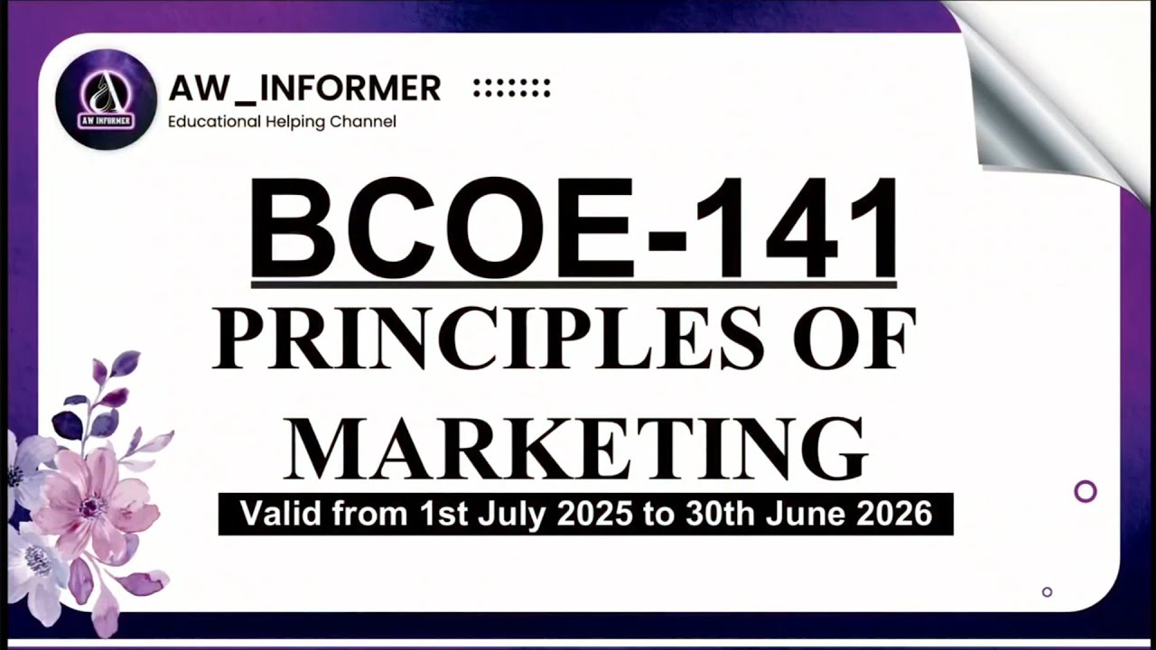 BCOE 141 Solved Assignment 25&ndash;26 | BCOE 141 Solved Assignment in English 25&ndash;26 | Free on #yt #ignou