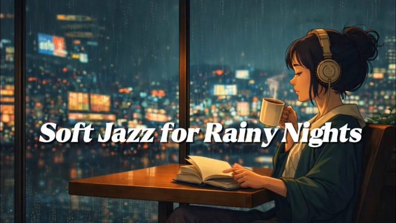 [🎧Playlist] Rain, Coffee & Soft Jazz ☕️🌧 | 비 내리는 밤, 조용한 카페 | In a Moment