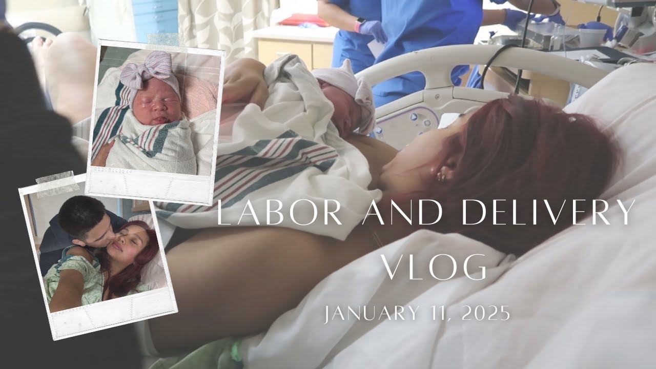 LABOR AND DELIVERY VLOG : BABY #2 AT 21 AND 22!!