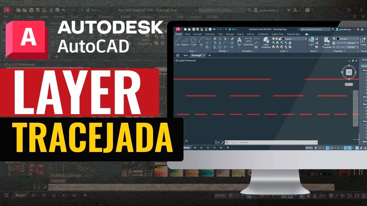LINHAS TRACEJADAS NÃO APARECEM NO PDF I AutoCAD