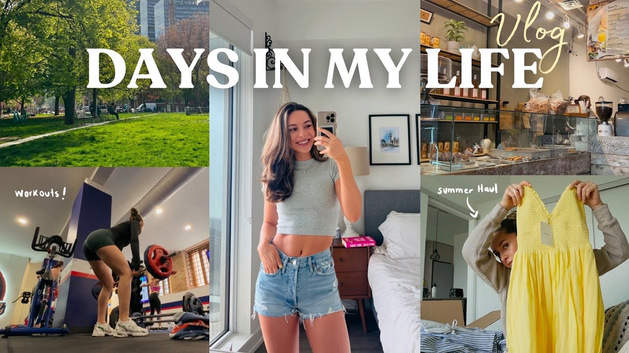 PRODUCTIVE VLOG: Skin Updates, Summer Clothing Haul, Staying Fit!