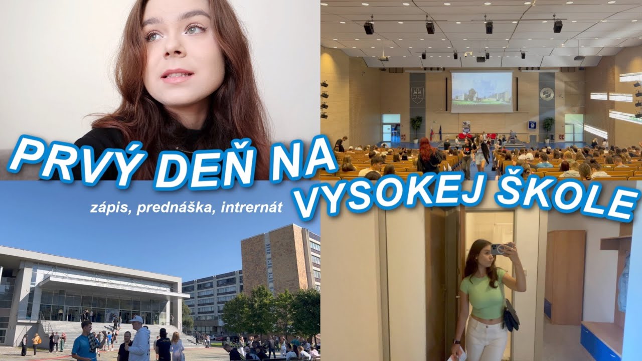 PRVÝ DEŇ NA VYSOKEJ ŠKOLE! | OF EUBA