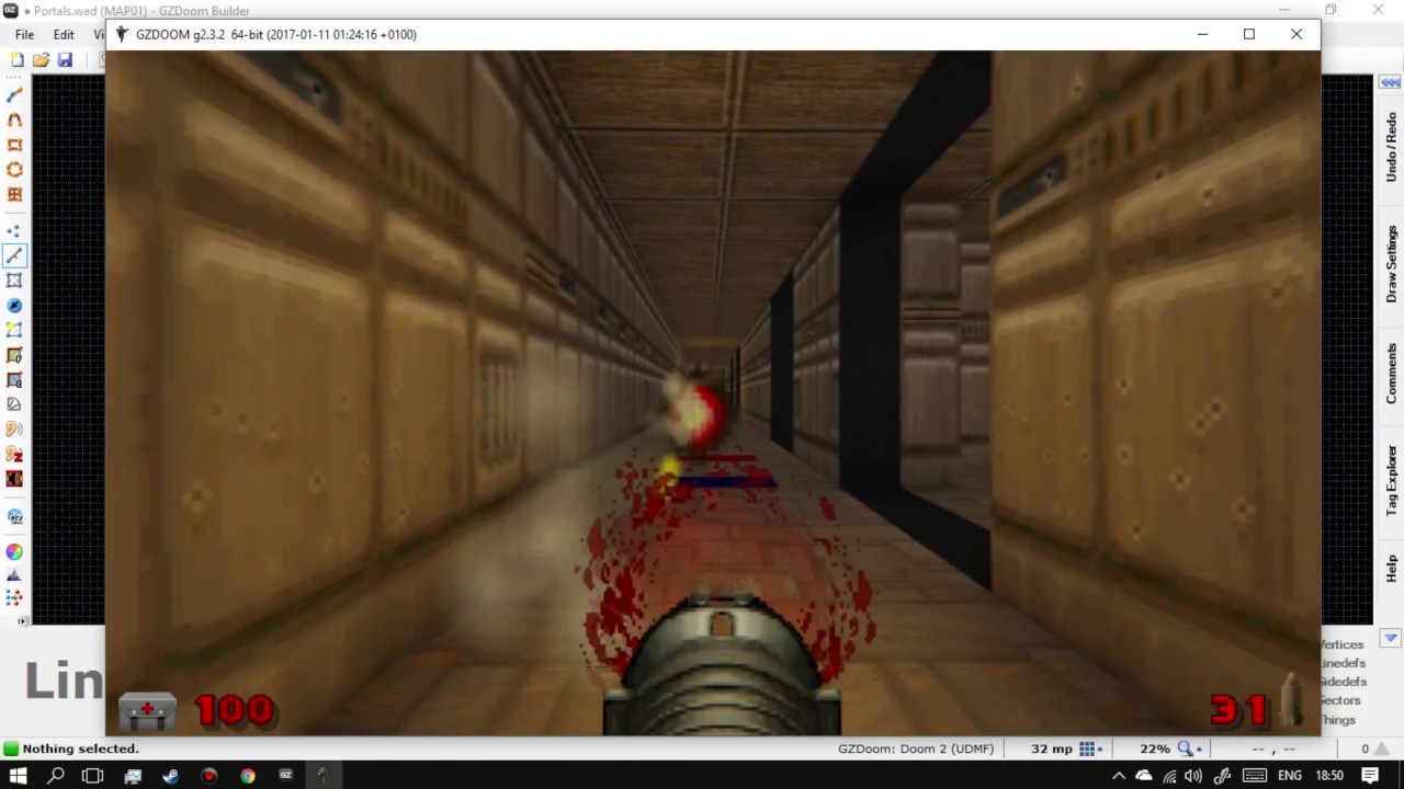 GzDooM Builder/Slade3 Урок 11: Порталы