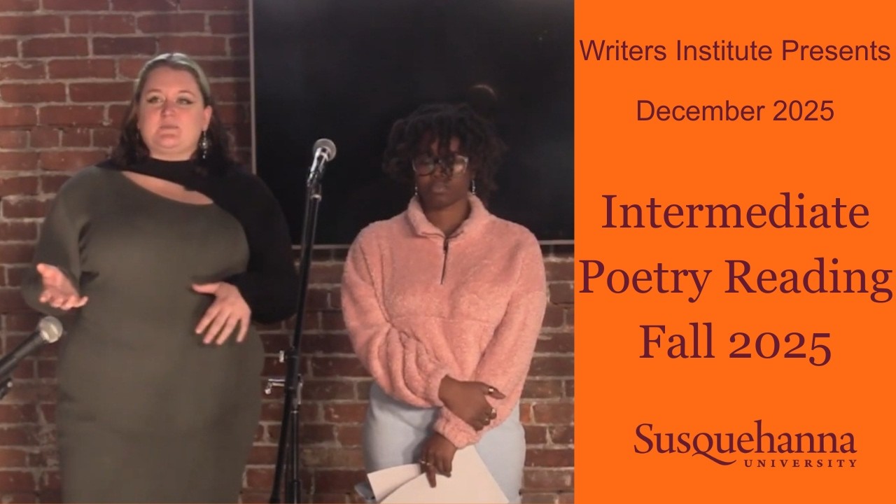 Writers Institute Presents: Intermediate Poetry Reading Fall 2025