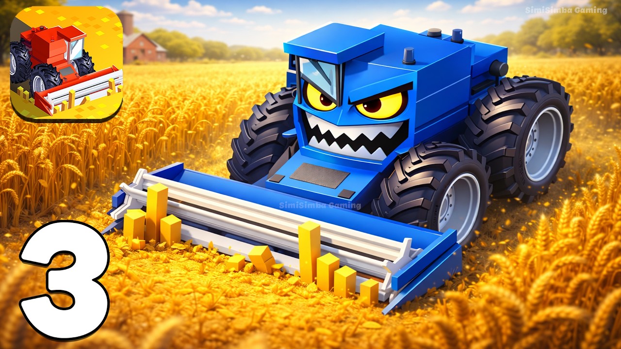 🚜Harvest.io Gameplay Walkthrough Part 2 – Satisfying Farming Action! (Android,iOS)