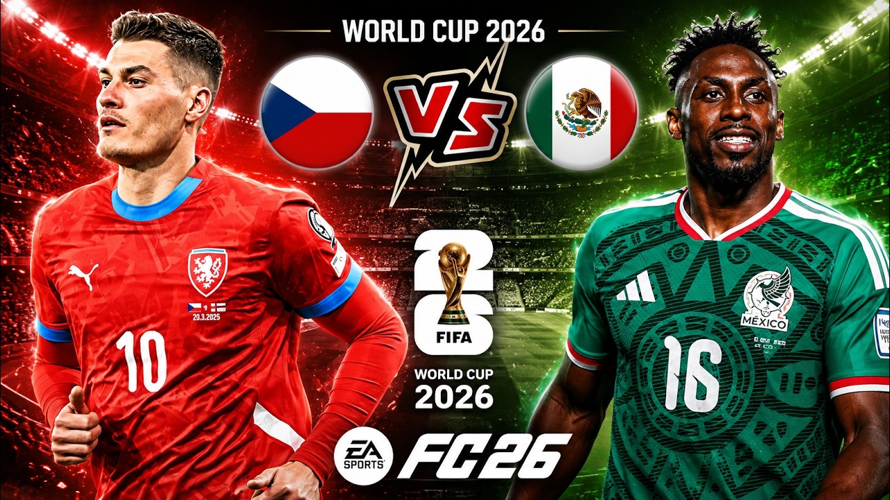 FC 26 CZ | Česko vs Mexiko - World Cup 2026 (skupina A) | PS5 |