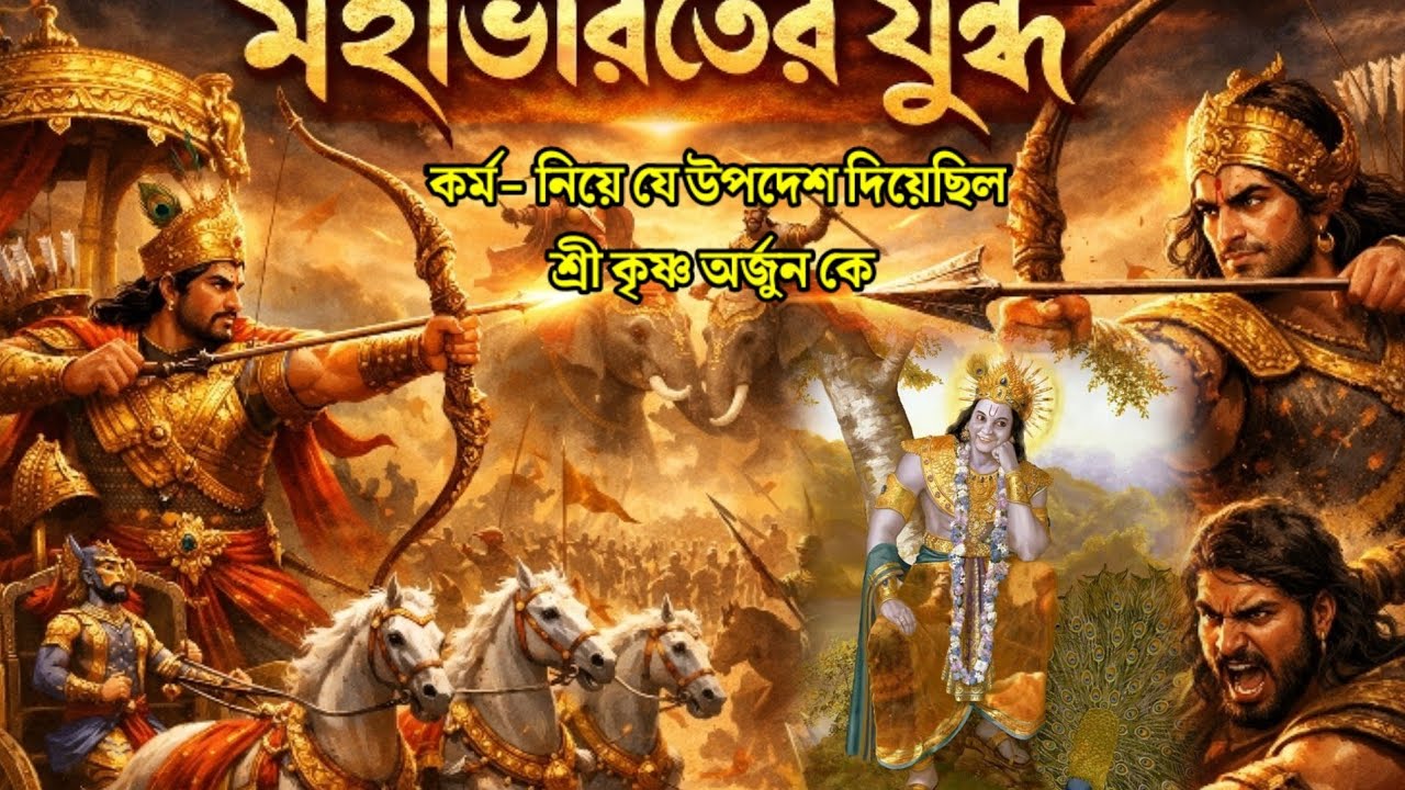 যুদ্ধের আগে অর্জুন কেন কাঁদছিল ? শ্রী কৃষ্ণ তাকে কী বলেছিল ? 🤔