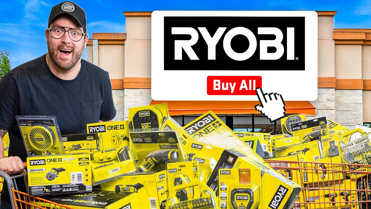 I Bought Every RYOBI Tool at Home Depot