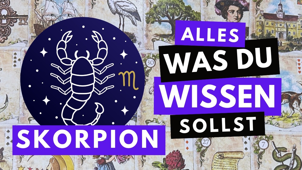 Skorpion: Ein Schock wird zur glücklichen Fügung | Tarot Kartenlegen Horoskop