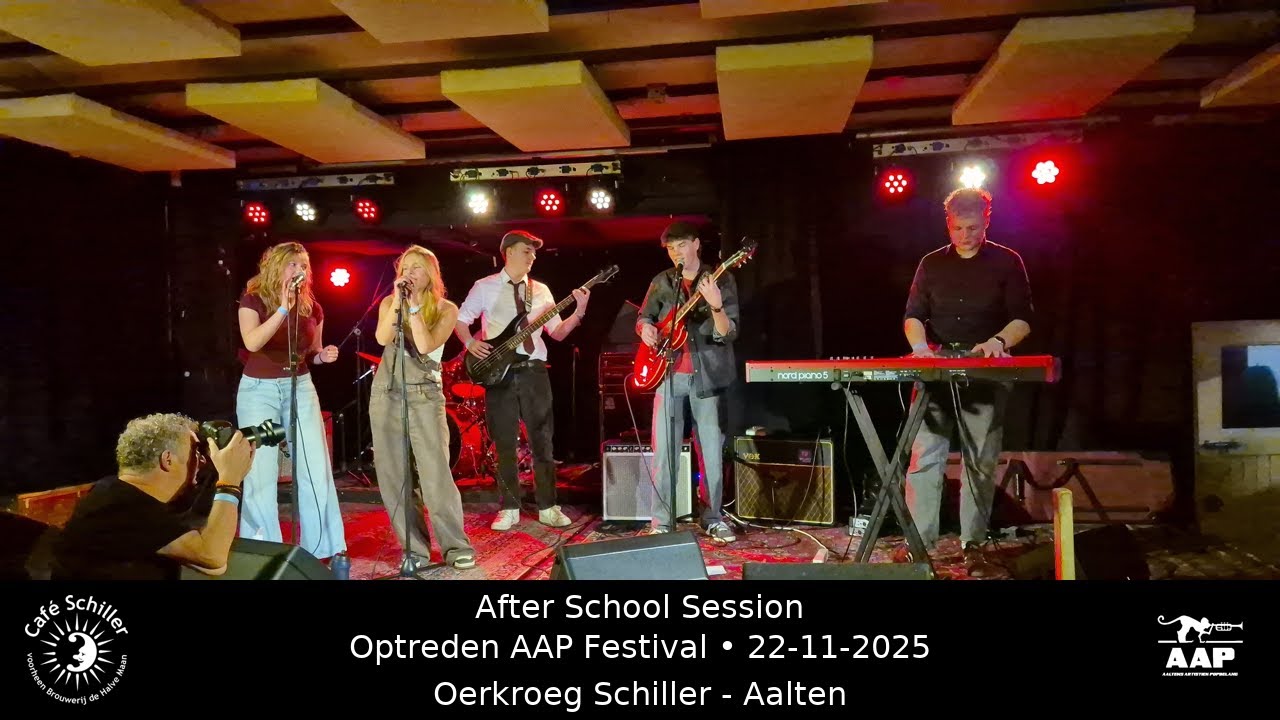 After School Session, optreden AAP festival 22-11-2025 - Oerkroeg Schiller - Aalten