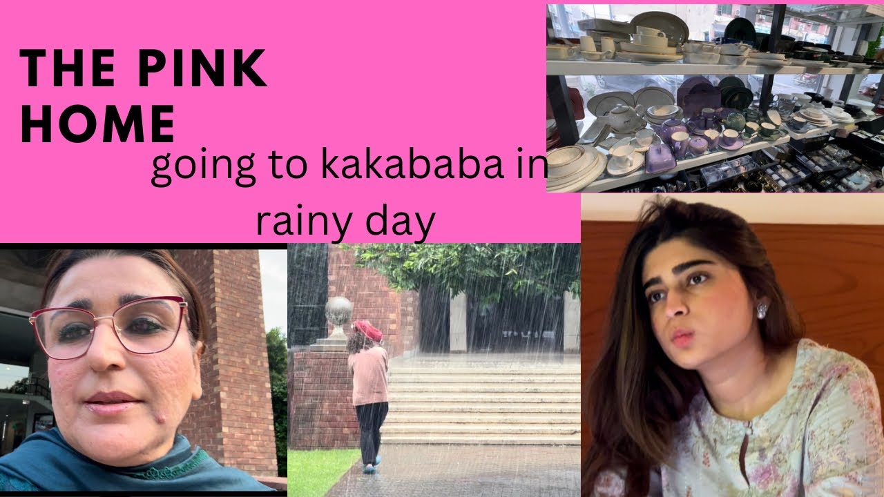 Going to kaka baba on rainy day